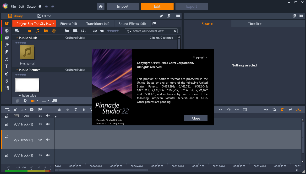 Pinnacle Studio Ultimate 22.0